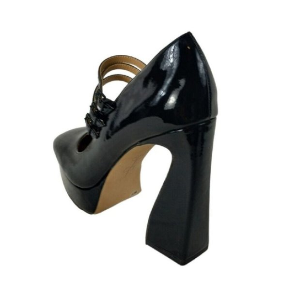 Jessica Simpson Darena Patent Mary Jane Platform Pumps Womens 8 Strappy New - Picture 8 of 12
